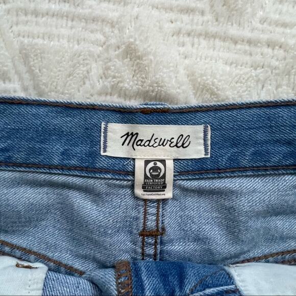 Madewell Rigid Denim A-Line Mini Skirt in Lovell Wash - Picture 6 of 9